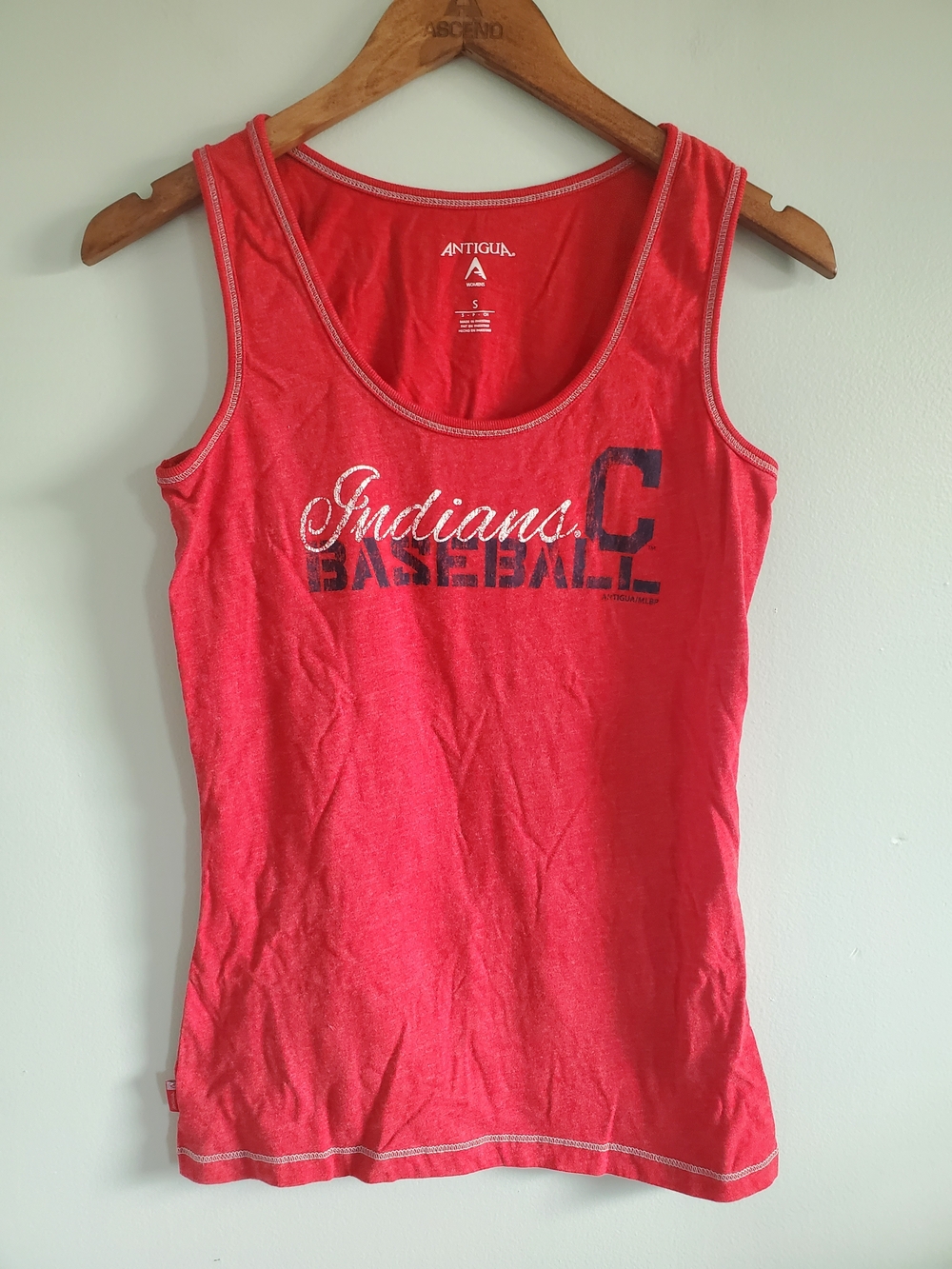 Antigua Red Indians Baseball Women's Tank Top